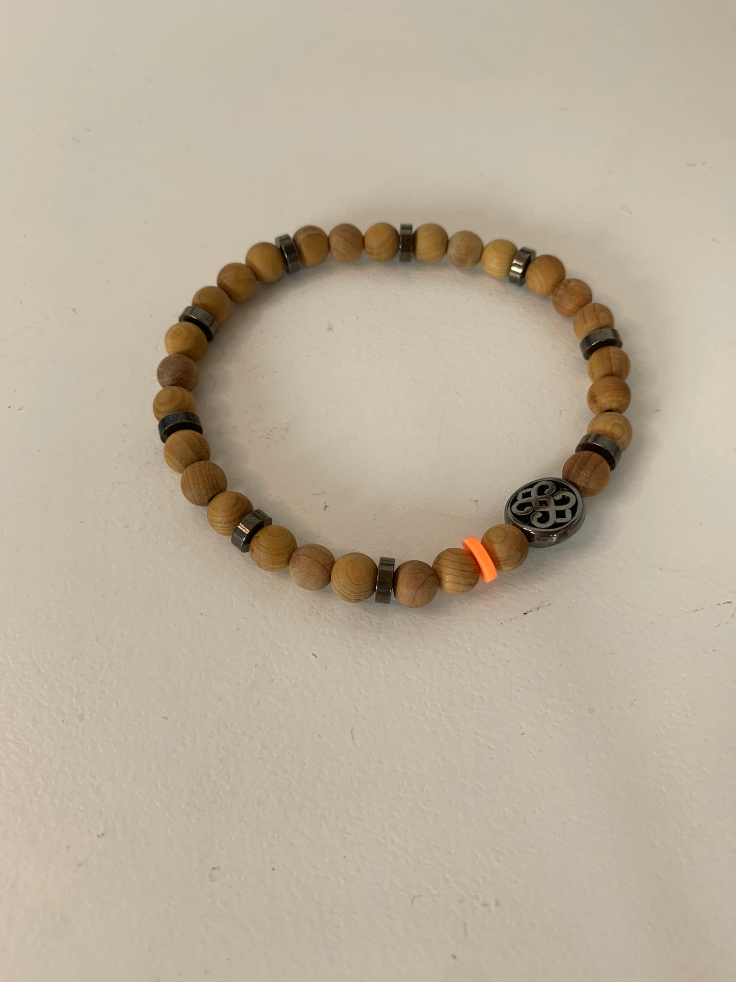 Bracelet Bois Arborvitae et acier