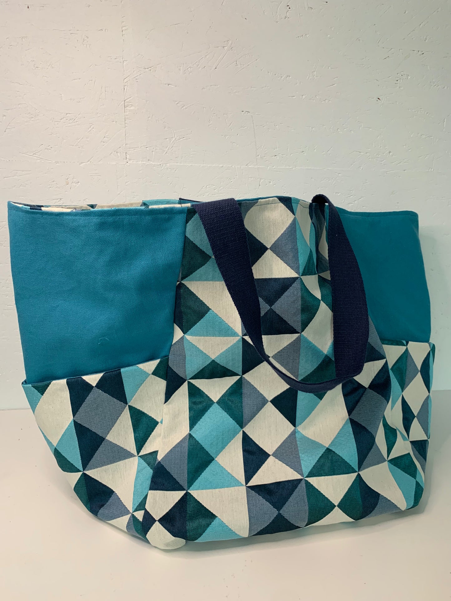 Sac cabas turquoise