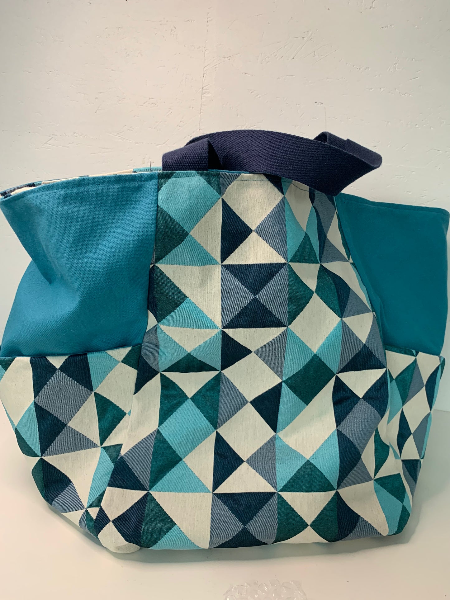 Sac cabas turquoise