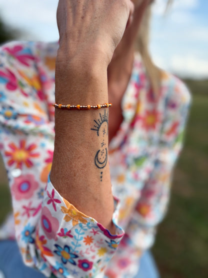 Bracelet femme en jaspe impression – Expression & spontanéité