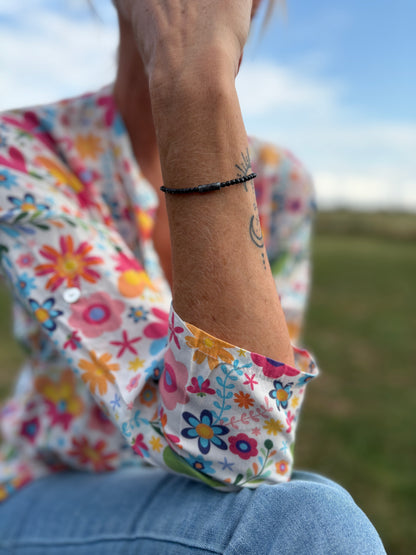 Bracelet femme en Labradorite – Protection & intuition