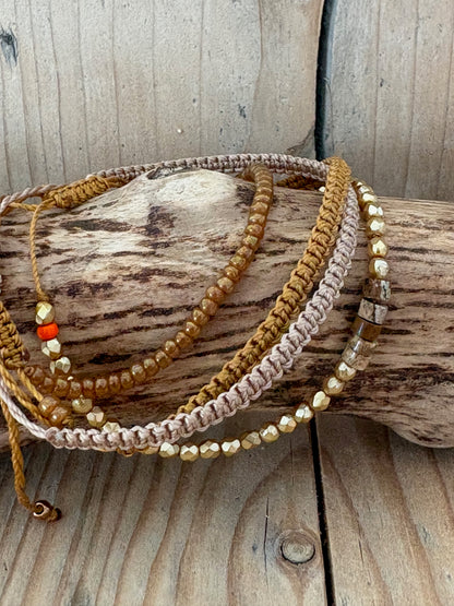 Bracelet Jaspe paysage – sable lumineux