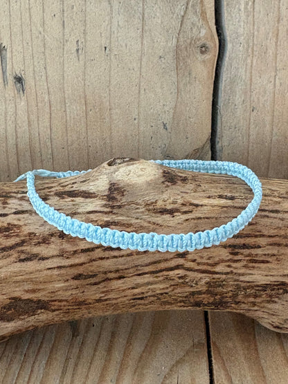 Les macramés bleu & turquoise