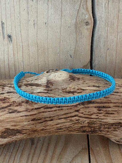 Les macramés bleu & turquoise