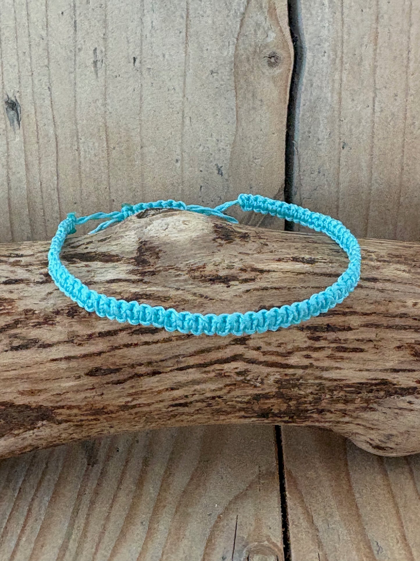 Les macramés bleu & turquoise