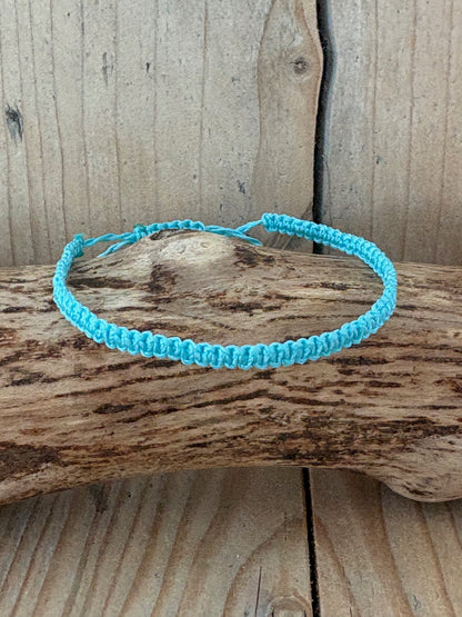 Les macramés bleu & turquoise