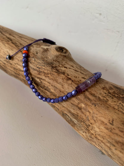 Bracelet artisanal belge pierre apaisante