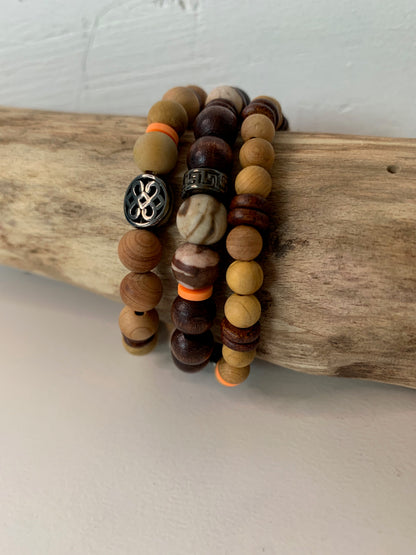 bracelet homme agate coffee style naturel masculin