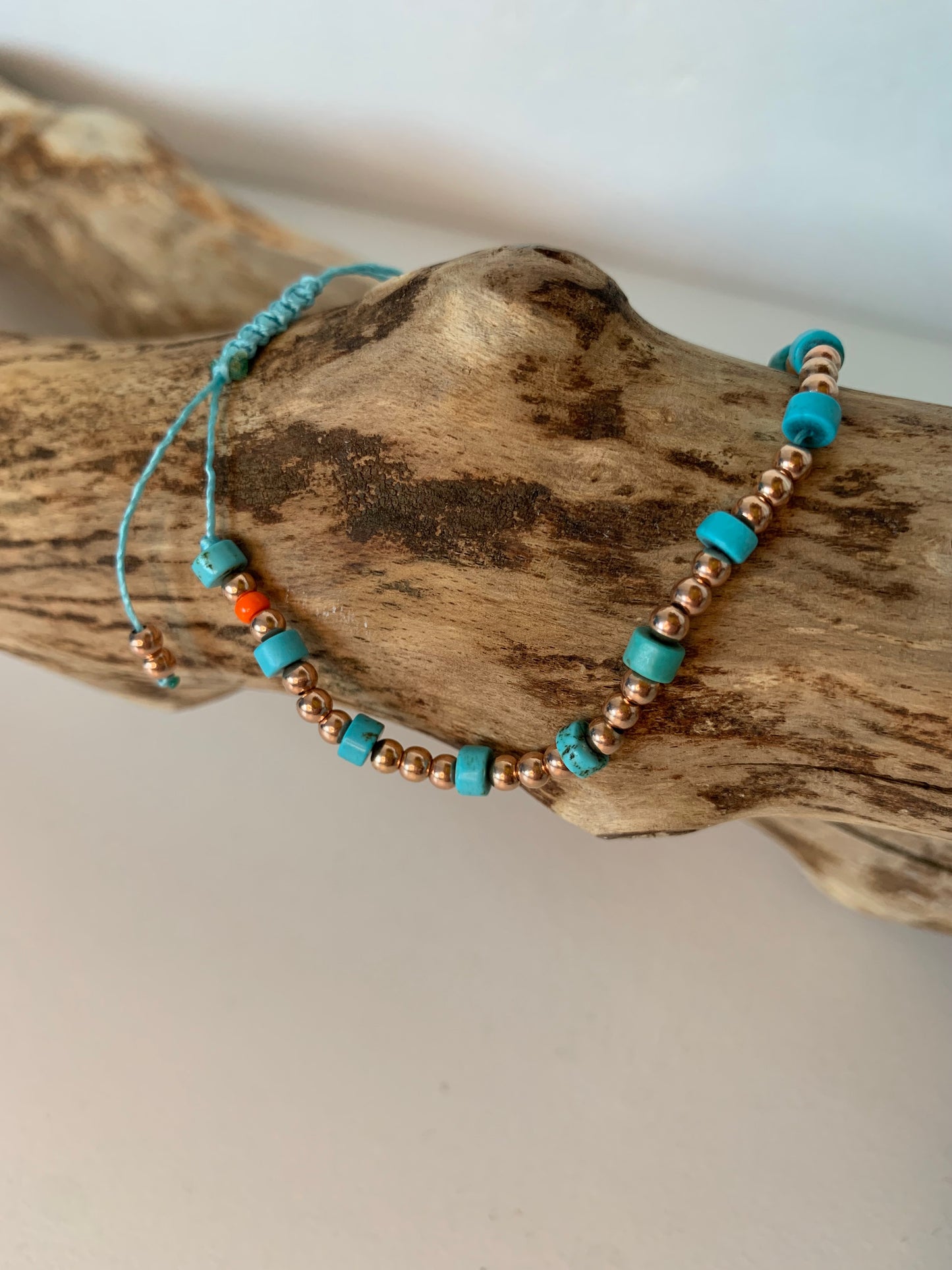 Bracelet femme en howlite turquoise série limitée – OZE by Virginie