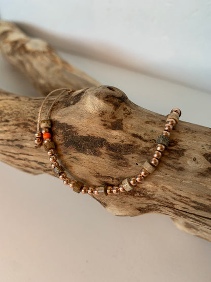 Bracelet femme en jaspe paysage série limitée – OZE by Virginie