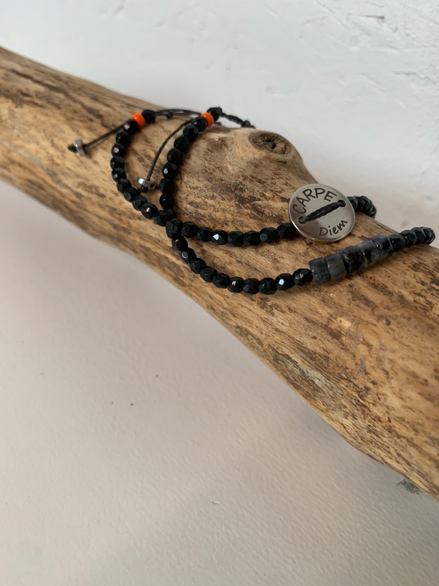 Bracelet labradorite pierre de protection et intuition bracelet carpe diem