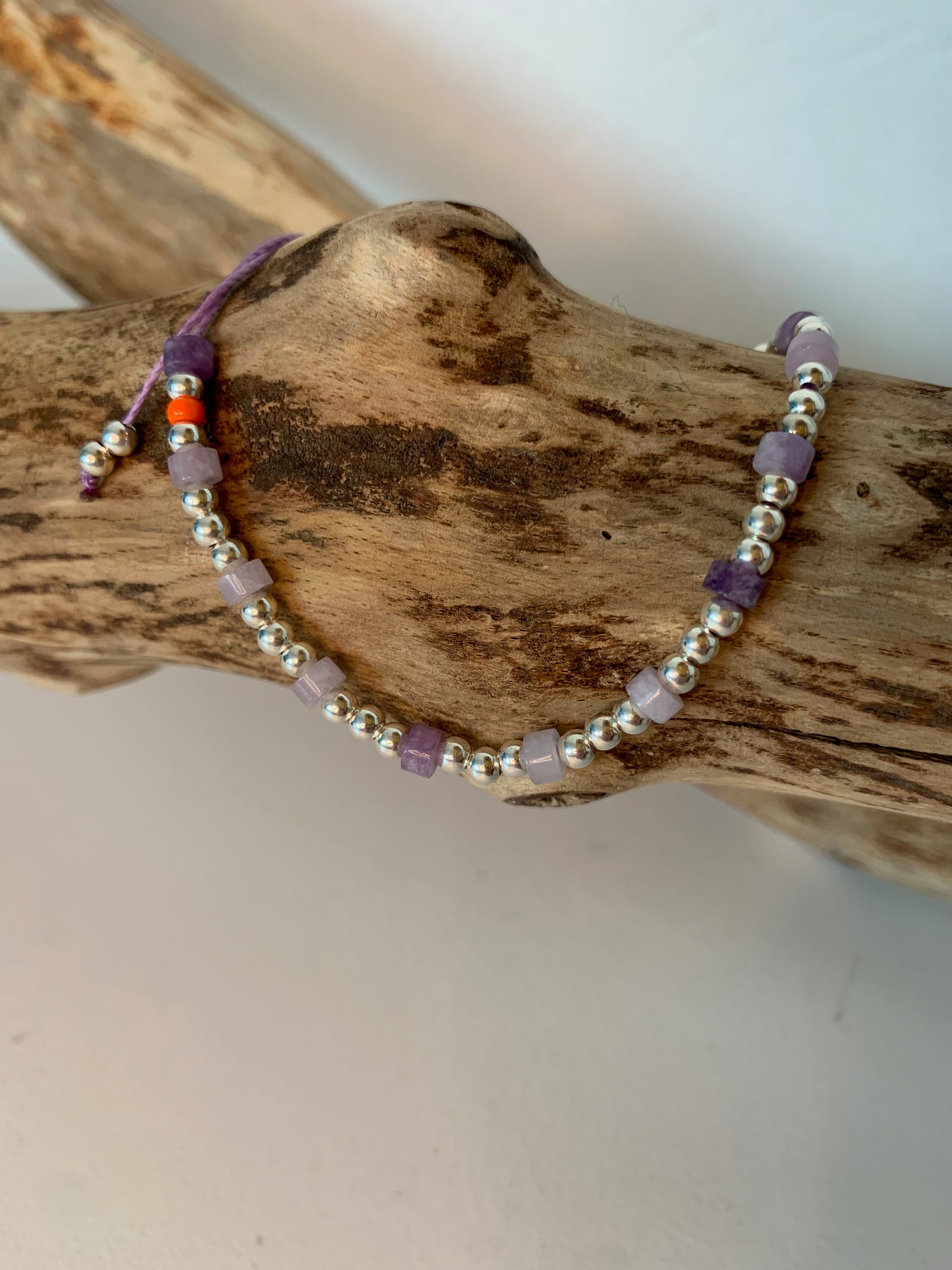 Bracelet femme en lépidolite série limitée – OZE by Virginie