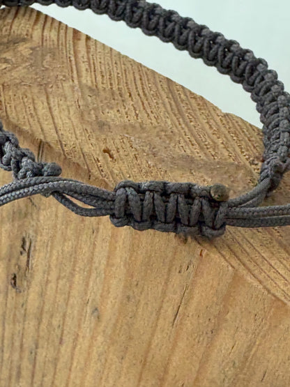 bracelet macramé tissage artisanal détail