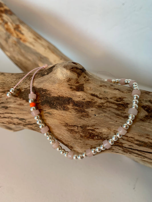 Bracelet femme en opale rose série limitée – OZE by Virginie