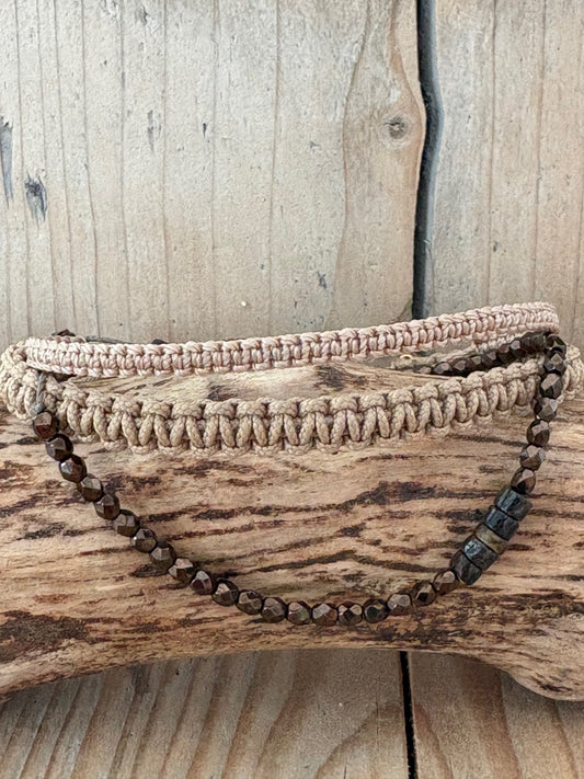 Bracelet Bronzite — Force calme & ancrage