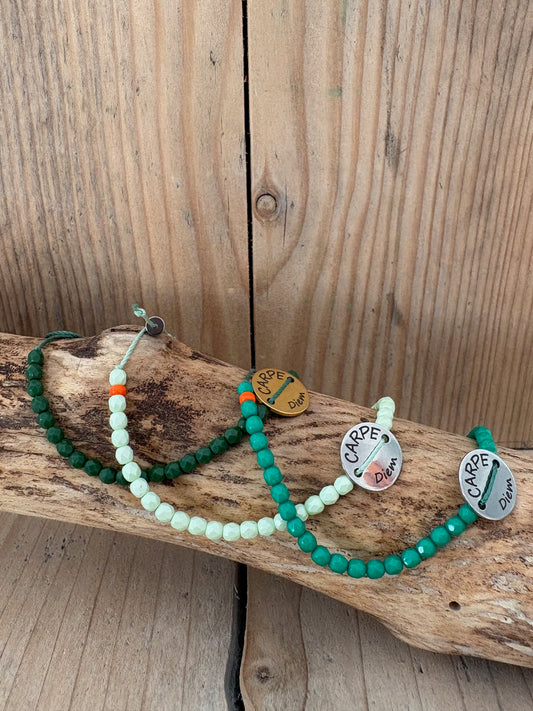 Bracelet Carpe Diem - Vert