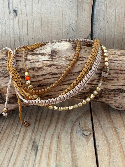 Bracelet Jaspe paysage – sable lumineux
