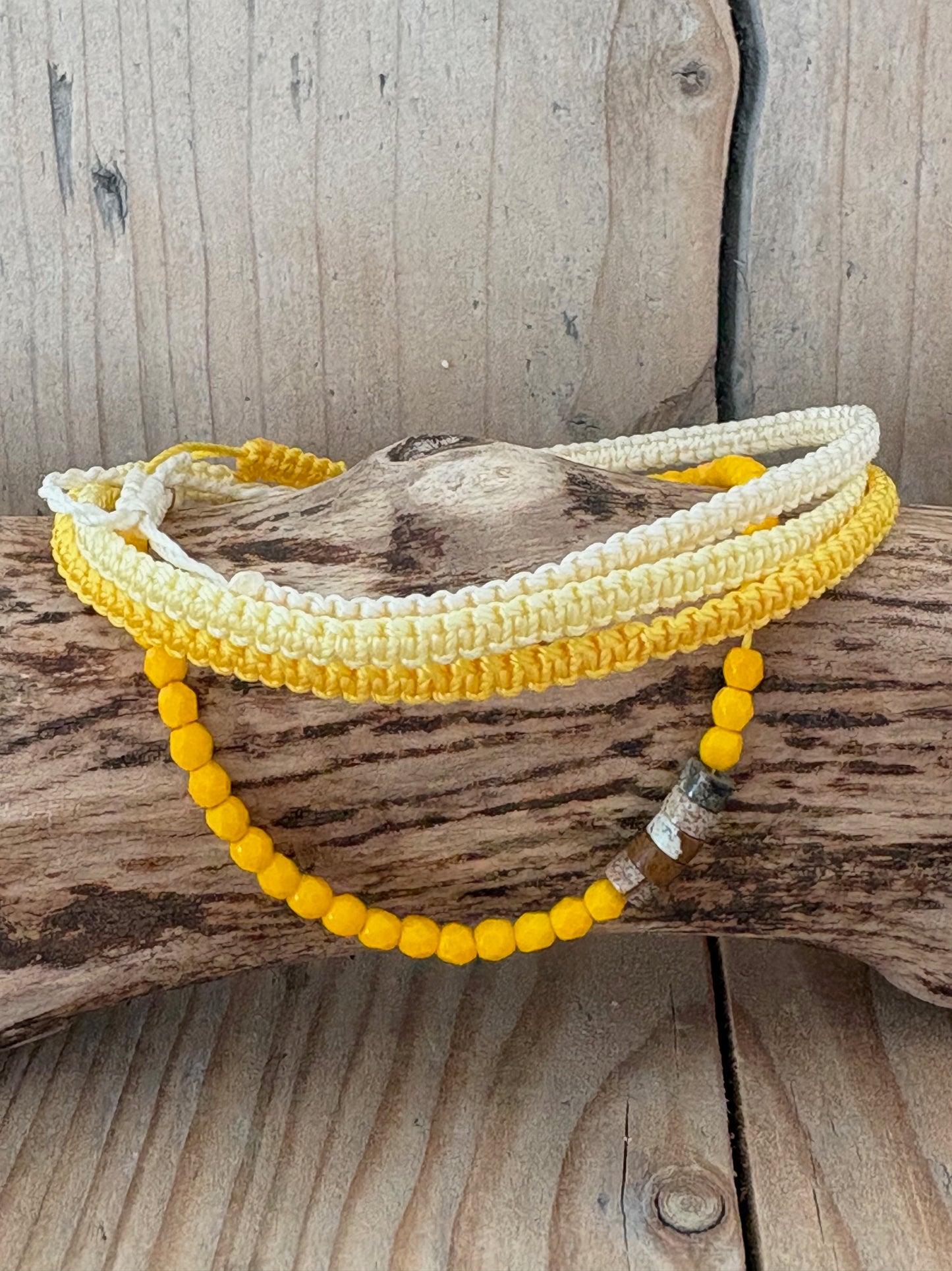 Bracelet Jaspe paysage – sable lumineux
