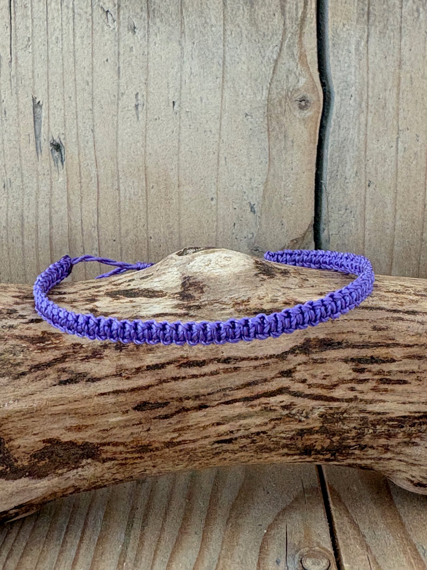 Les macramés mauve