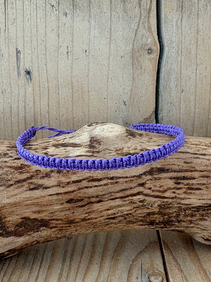 Les macramés mauve