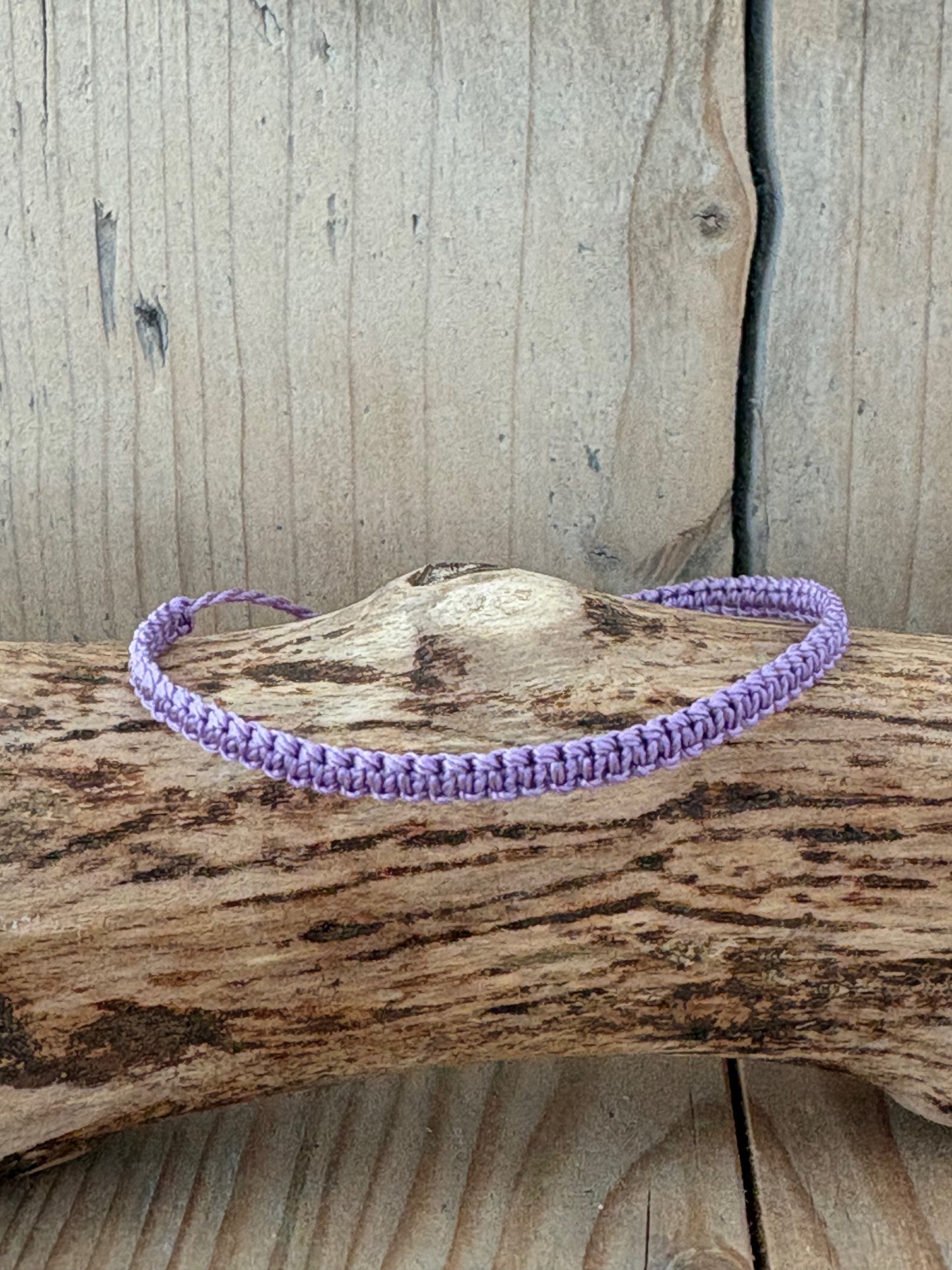Les macramés mauve