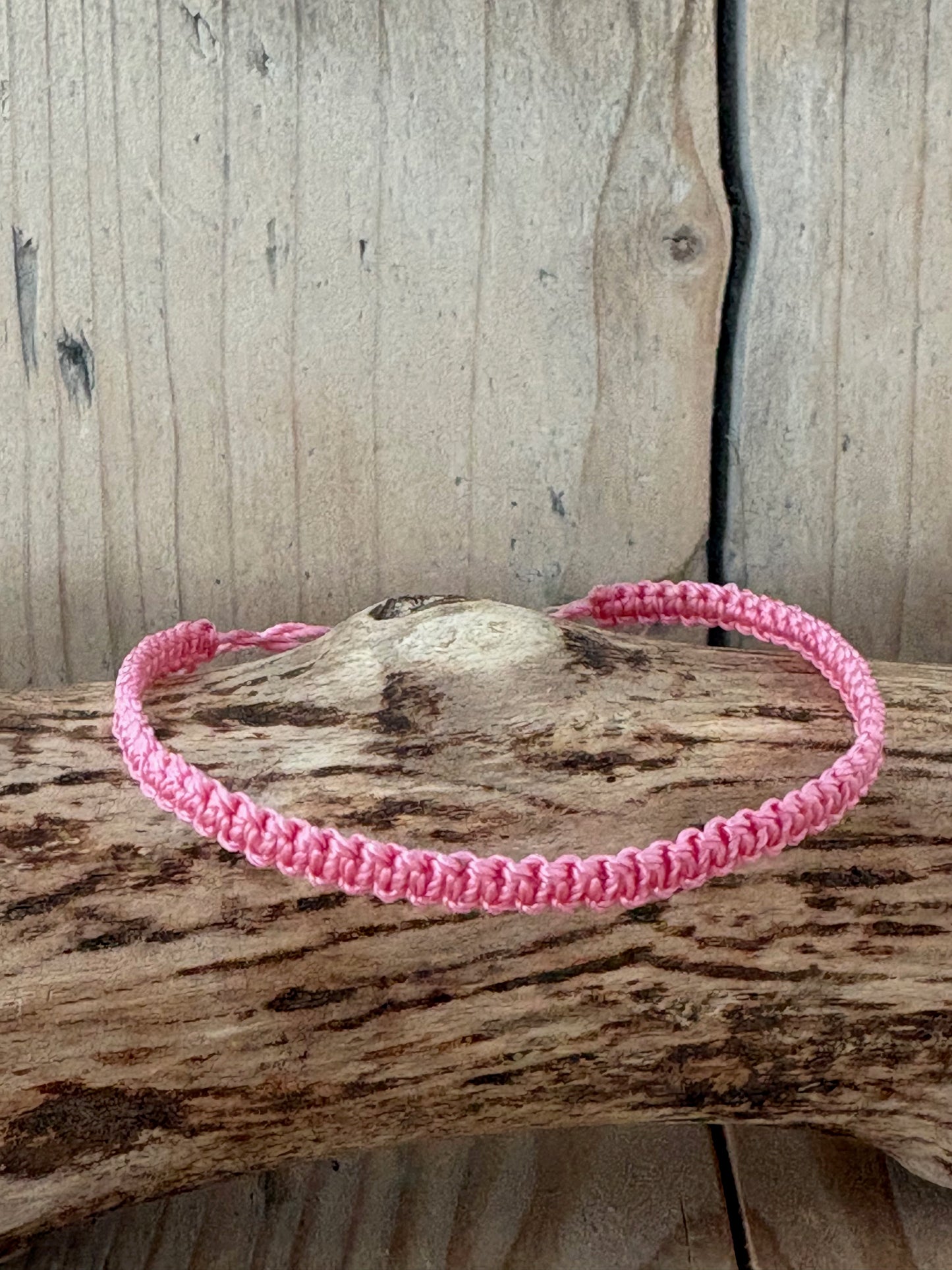 Les macramés rose
