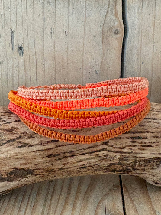 Les macramés orange